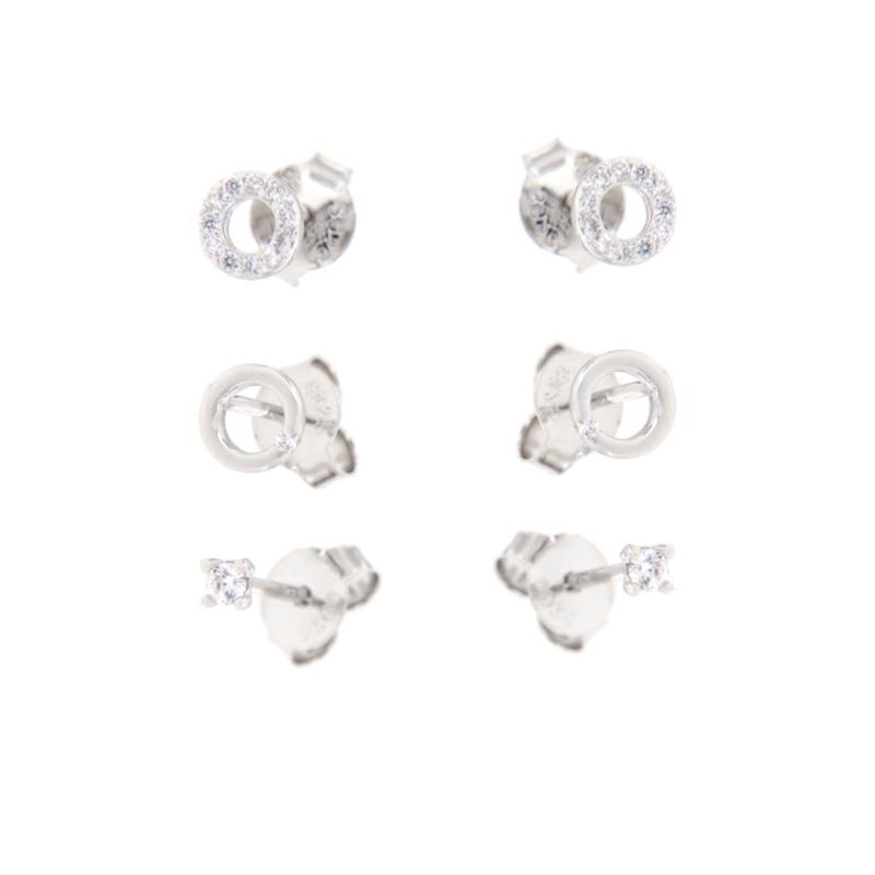 ORECCHINO ARGENTO ZIRCONE 2PZ