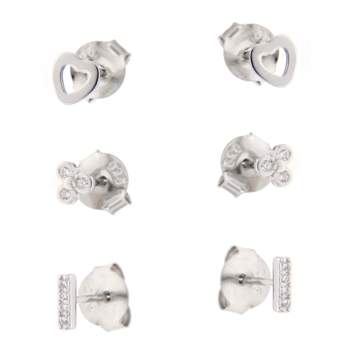 ORECCHINO ARGENTO ZIRCONE 2PZ