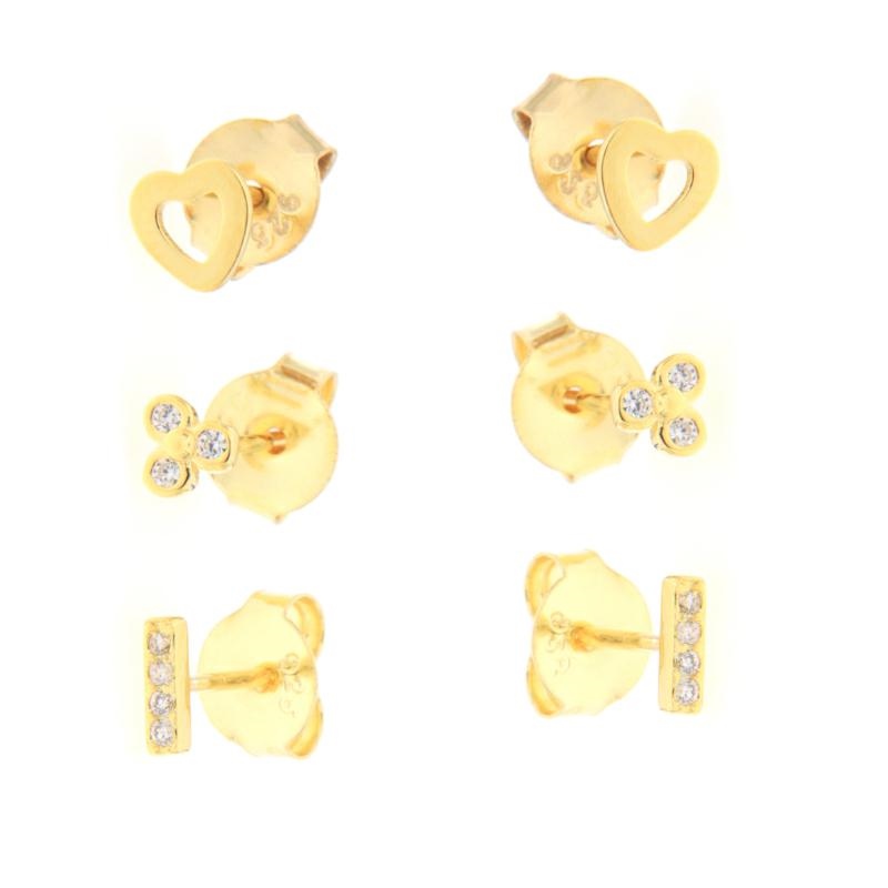 ORECCHINO ARGENTO ZIRCONE 2PZ