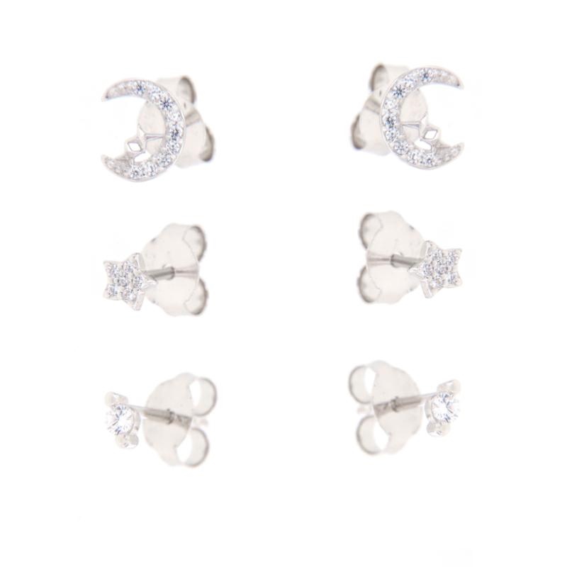 ORECCHINO ARGENTO ZIRCONE 2PZ