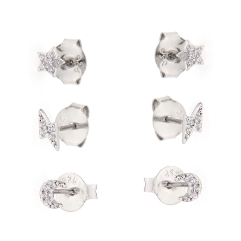 ORECCHINO ARGENTO ZIRCONE 2PZ