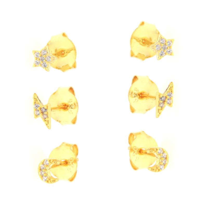 ORECCHINO ARGENTO ZIRCONE 2PZ