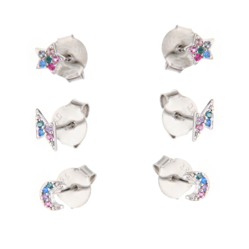 ORECCHINO ARGENTO ZIRCONE 2PZ
