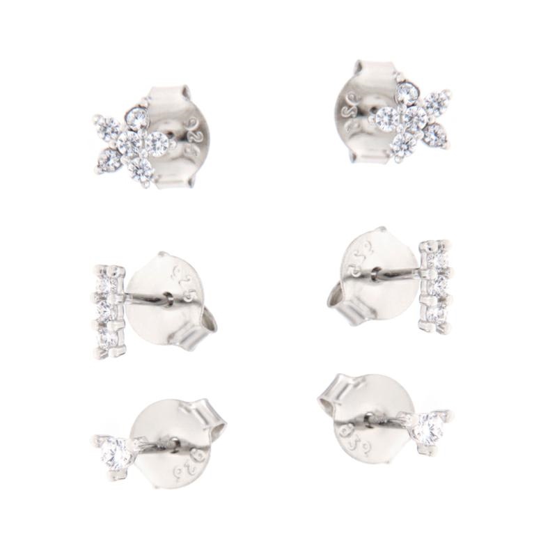 ORECCHINO ARGENTO ZIRCONE 2PZ