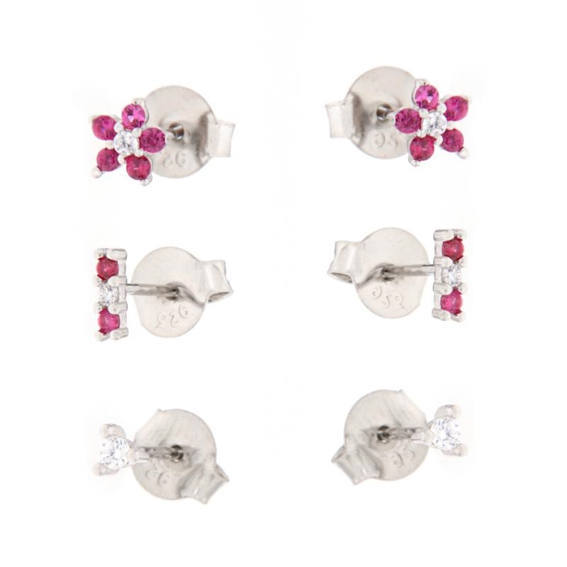 ORECCHINO ARGENTO ZIRCONE 2PZ