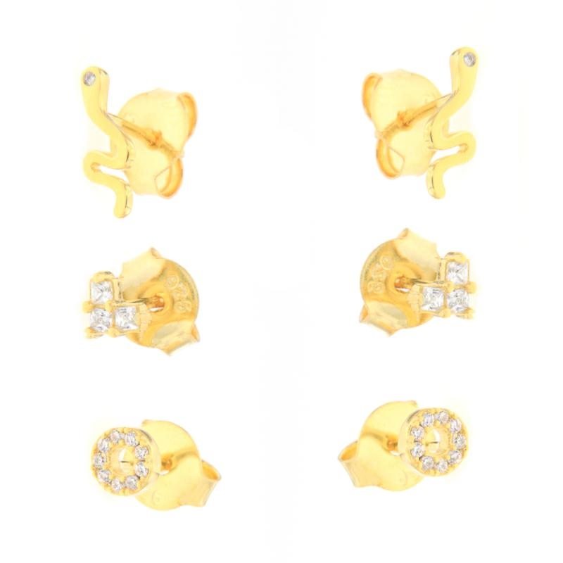 ORECCHINO ARGENTO ZIRCONE 2PZ