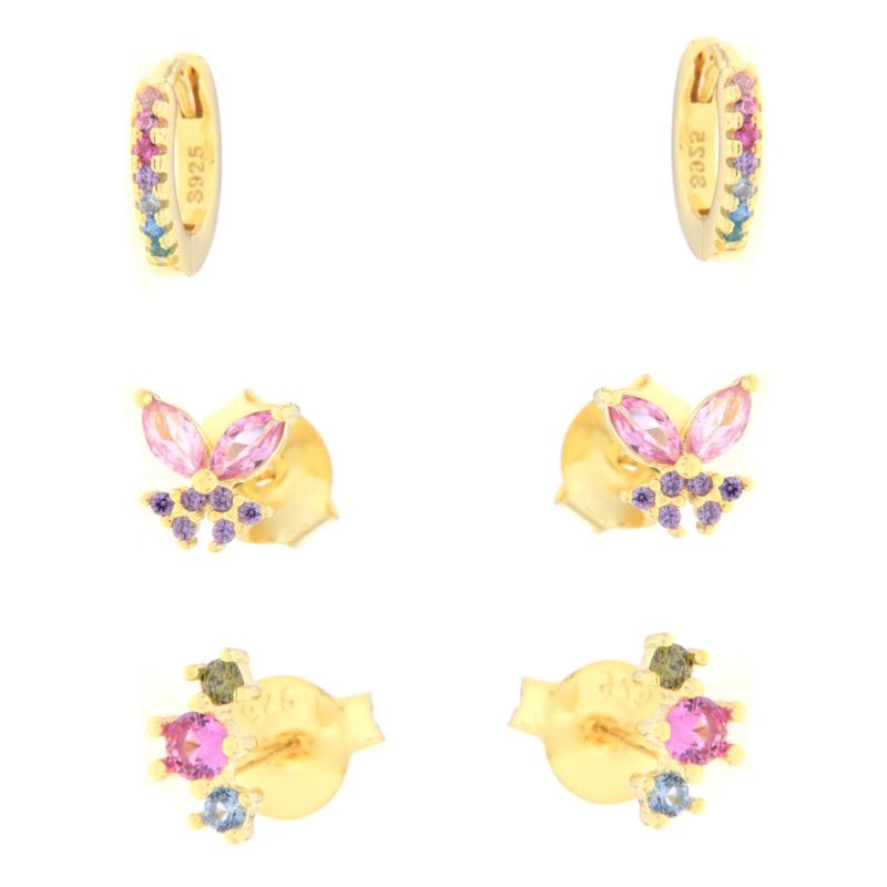 ORECCHINO ARGENTO ZIRCONE 2PZ