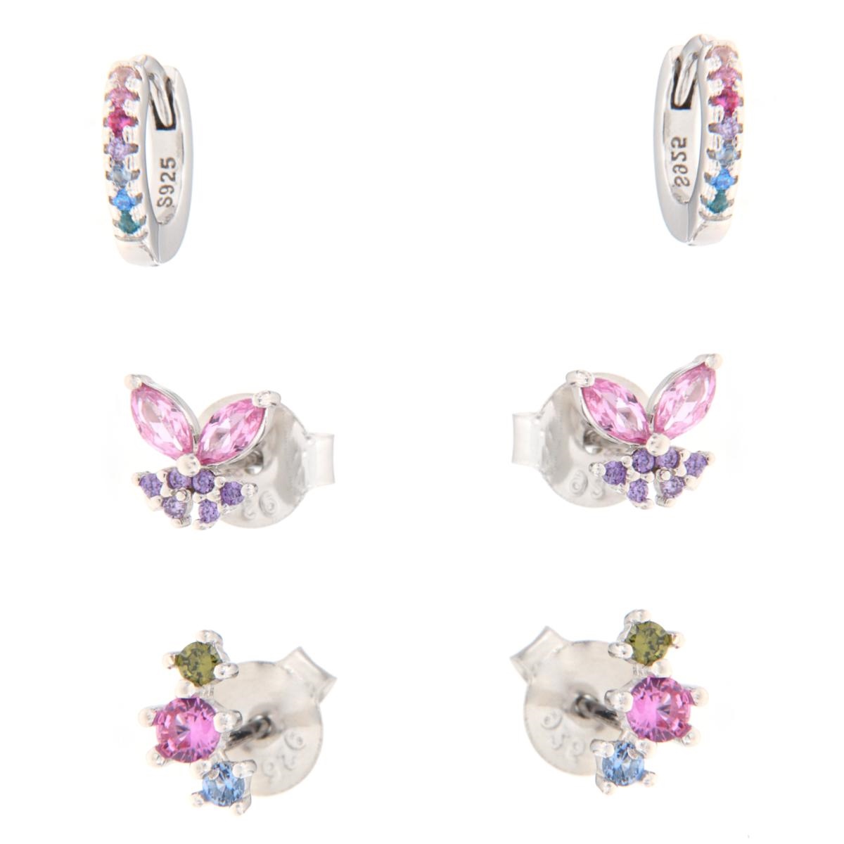 ORECCHINO ARGENTO ZIRCONE 2PZ
