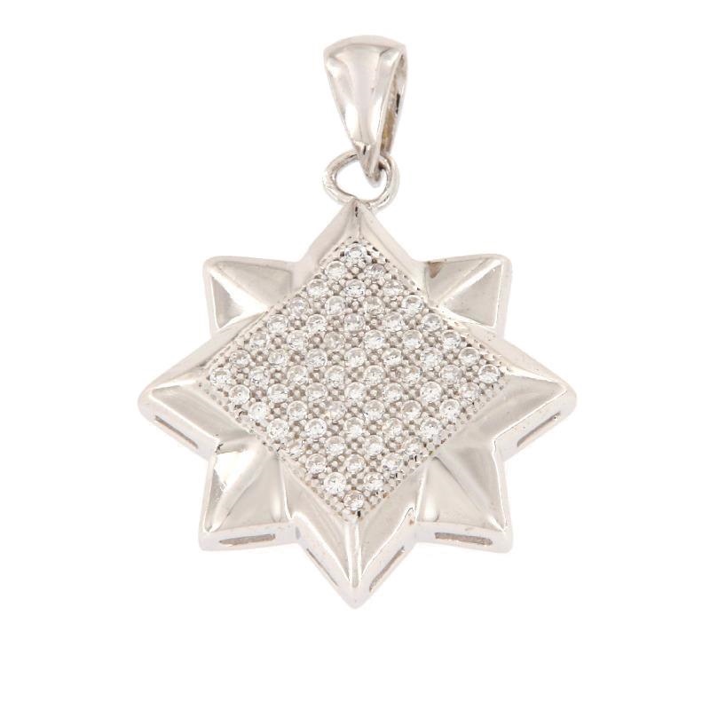 CIONDOLO ARGENTO ZIRCONE