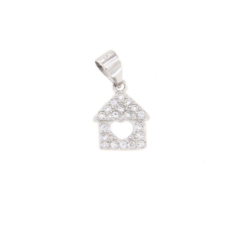 CIONDOLO ARGENTO ZIRCONE
