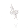 CIONDOLO ARGENTO ZIRCONE