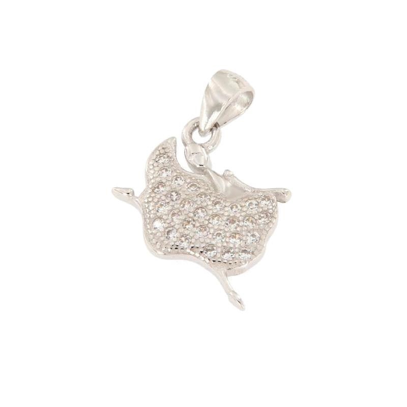 CIONDOLO ARGENTO ZIRCONE