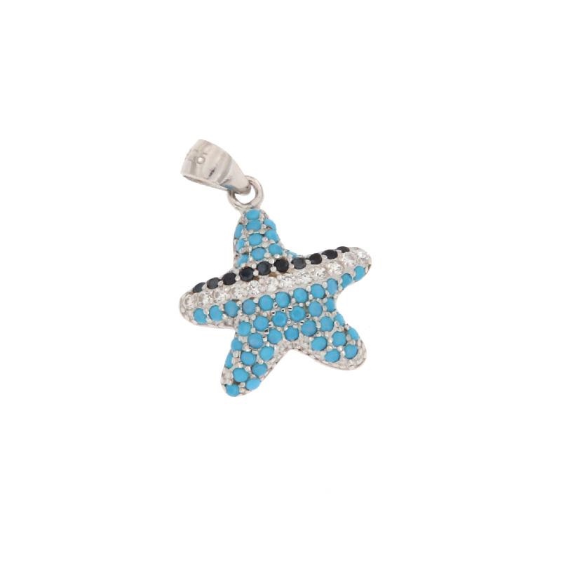 CIONDOLO ARGENTO ZIRCONE