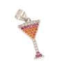 CIONDOLO ARGENTO ZIRCONE