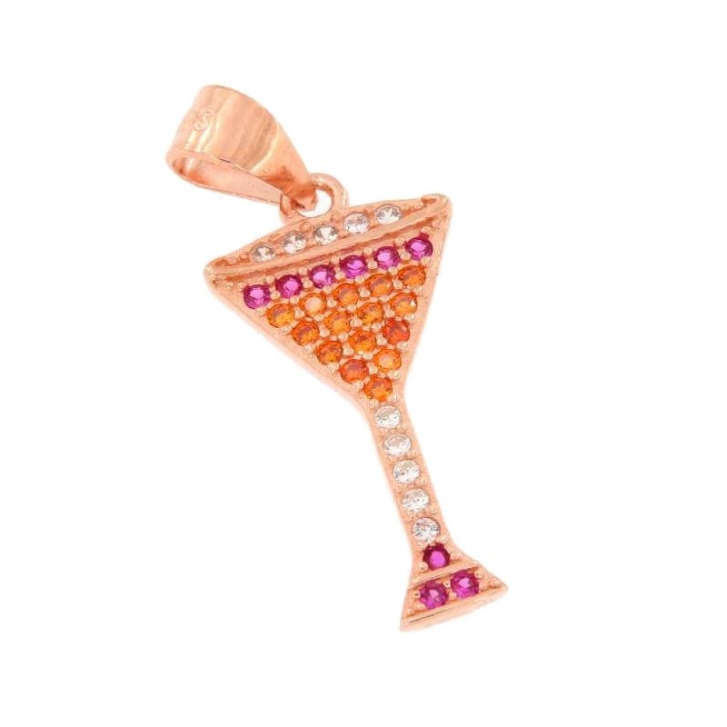 CIONDOLO ARGENTO ZIRCONE