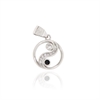 CIONDOLO ARGENTO ZIRCONE
