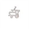 CIONDOLO ARGENTO ZIRCONE