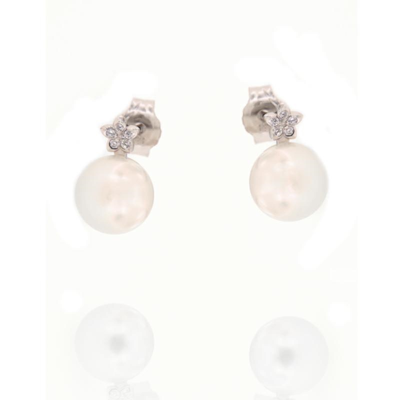 ORECCHINO ARGENTO ZIRCONE 3PZ