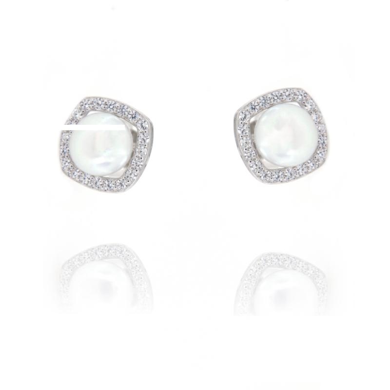 ORECCHINO ARGENTO ZIRCONE