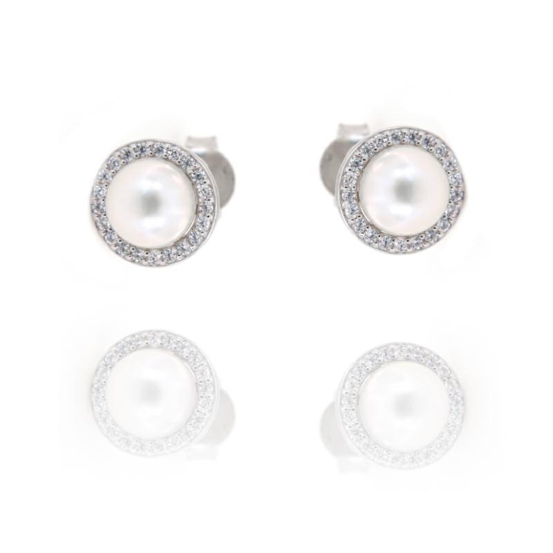 ORECCHINO ARGENTO ZIRCONE