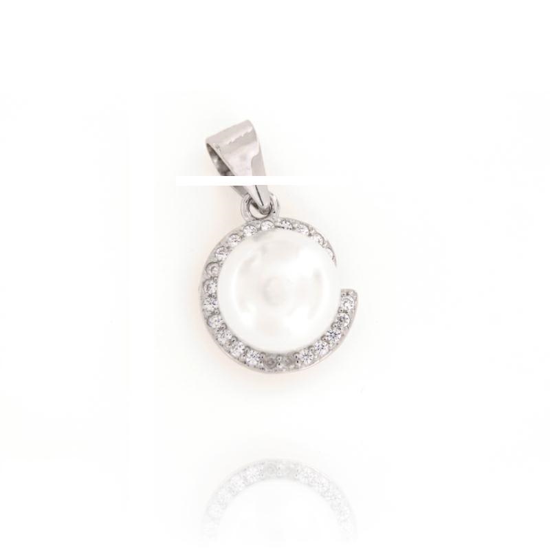 CIONDOLO ARGENTO ZIRCONE