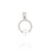 CIONDOLO ARGENTO ZIRCONE