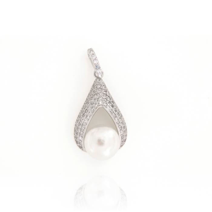 CIONDOLO ARGENTO ZIRCONE