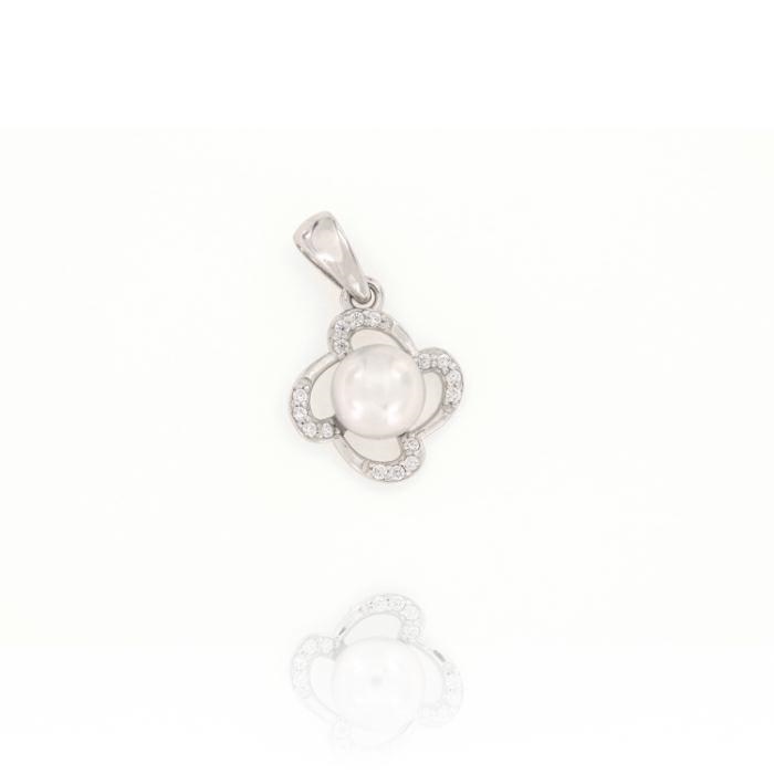 CIONDOLO ARGENTO ZIRCONE
