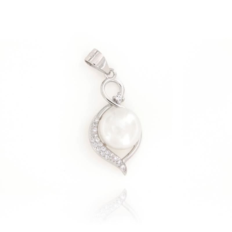 CIONDOLO ARGENTO ZIRCONE