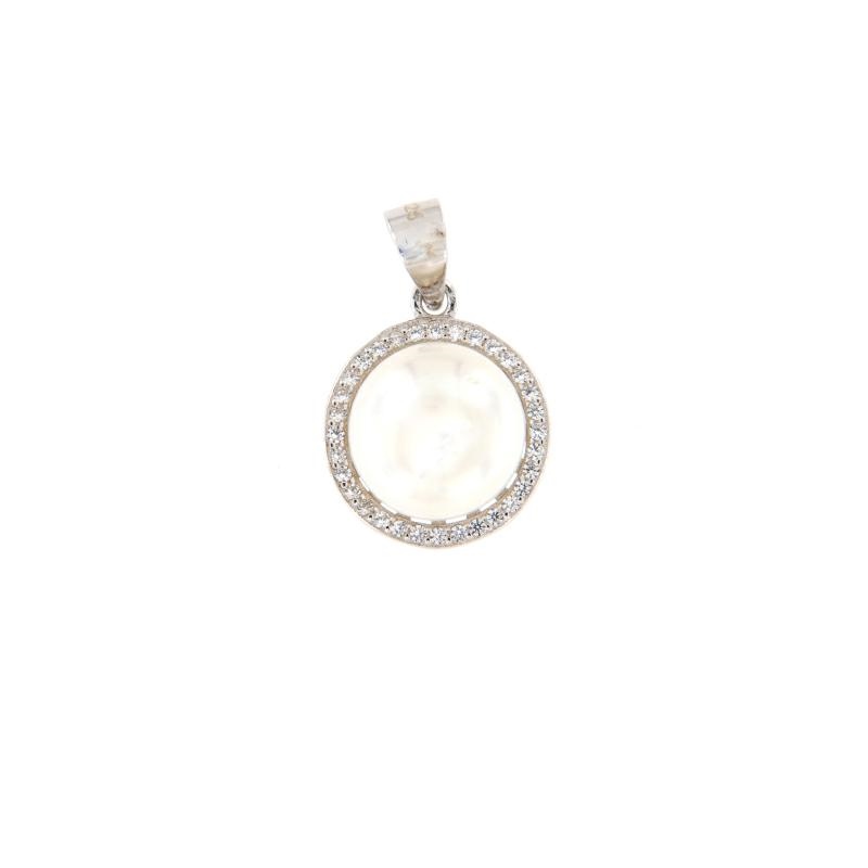 CIONDOLO ARGENTO ZIRCONE