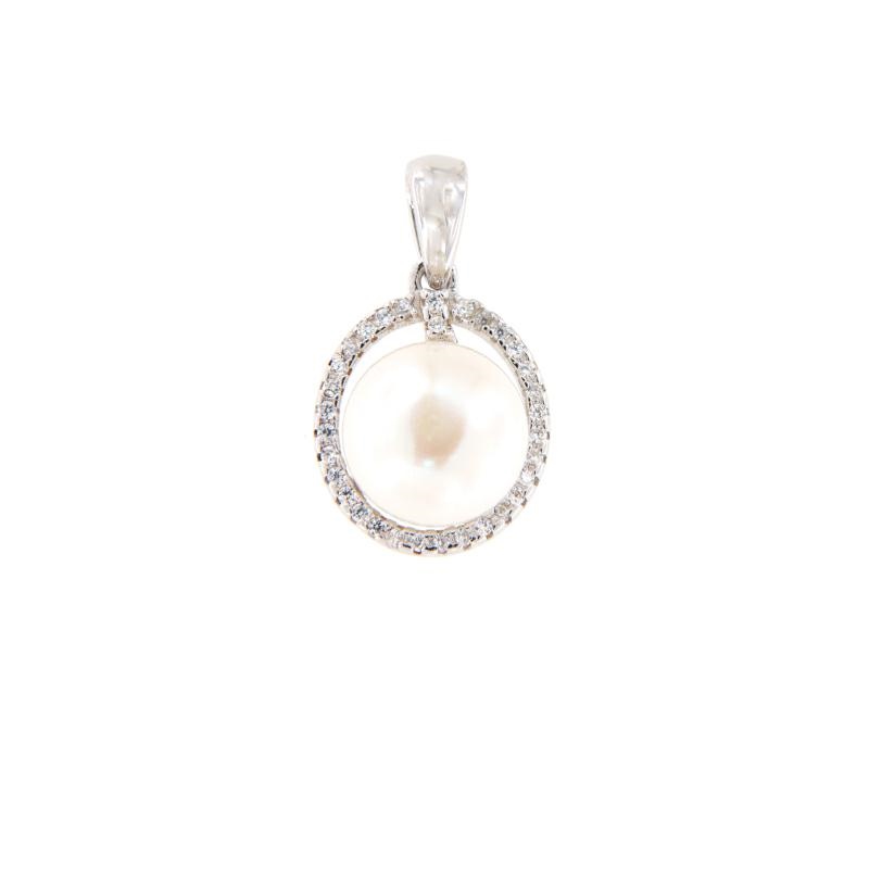 CIONDOLO ARGENTO ZIRCONE