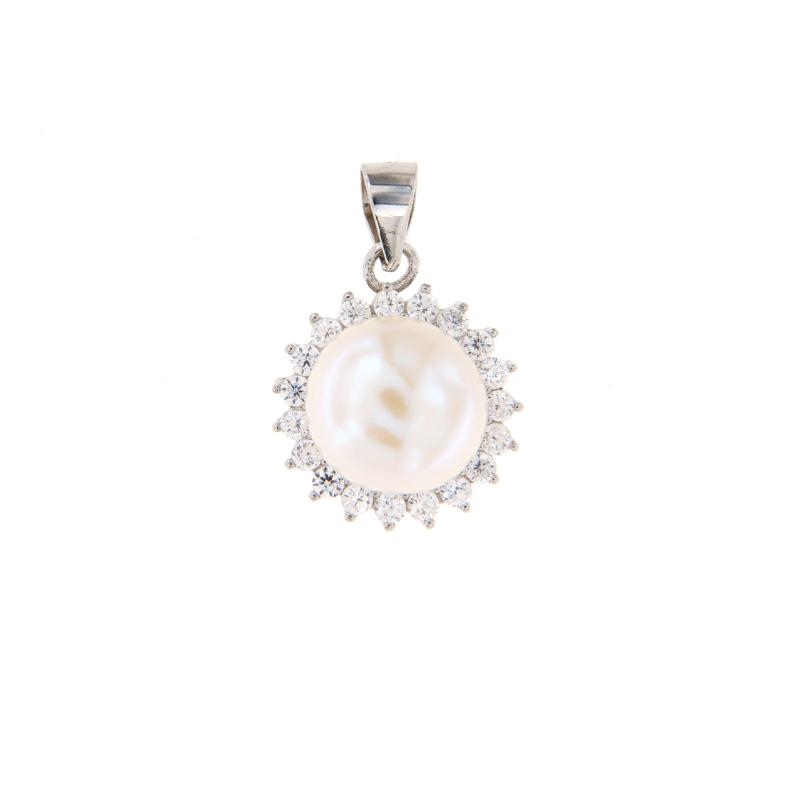CIONDOLO ARGENTO ZIRCONE