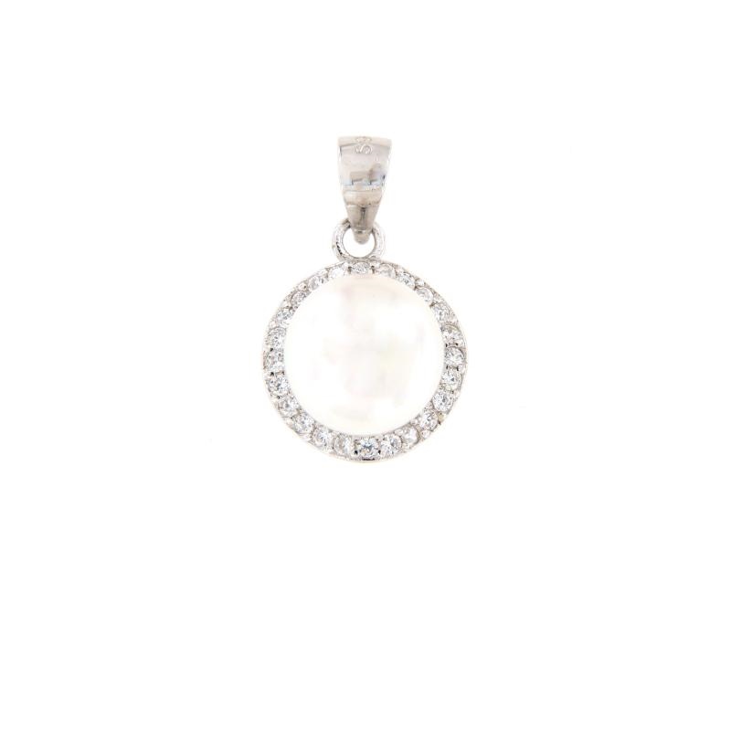 CIONDOLO ARGENTO ZIRCONE