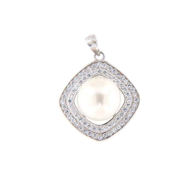 CIONDOLO ARGENTO ZIRCONE