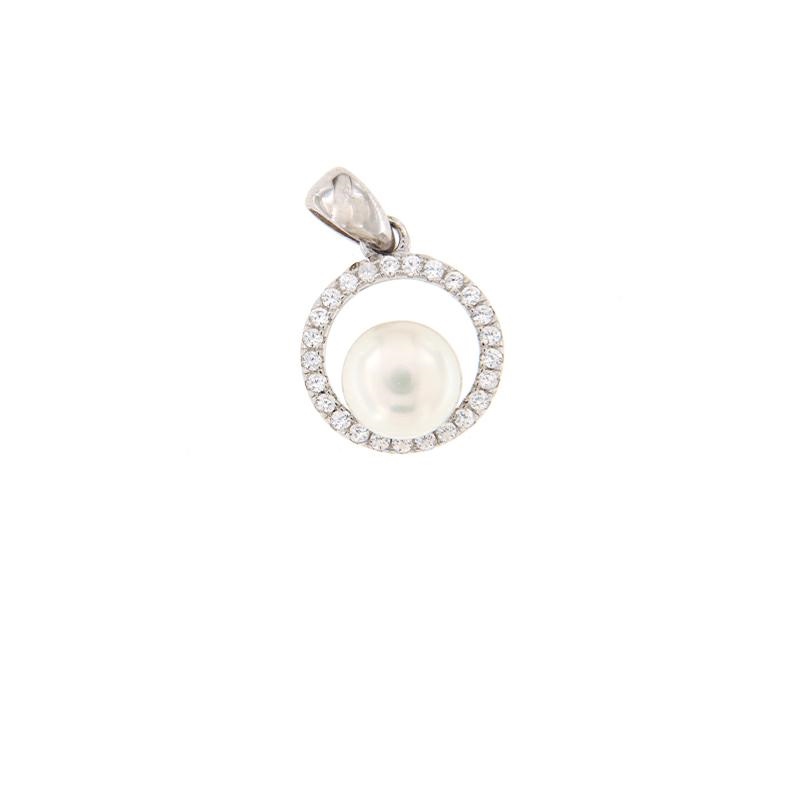 CIONDOLO ARGENTO ZIRCONE