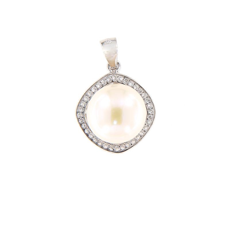 CIONDOLO ARGENTO ZIRCONE