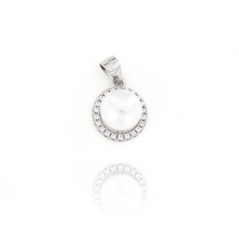 CIONDOLO ARGENTO ZIRCONE