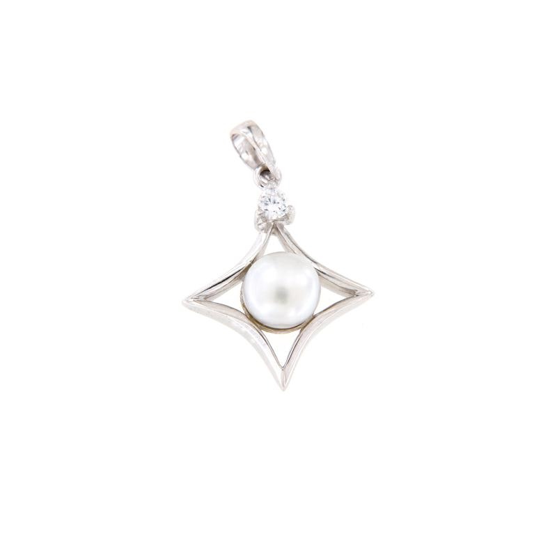 CIONDOLO ARGENTO ZIRCONE