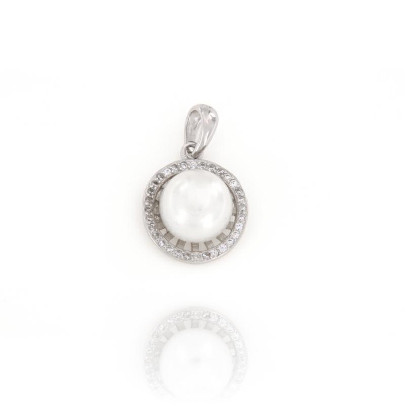 CIONDOLO ARGENTO ZIRCONE