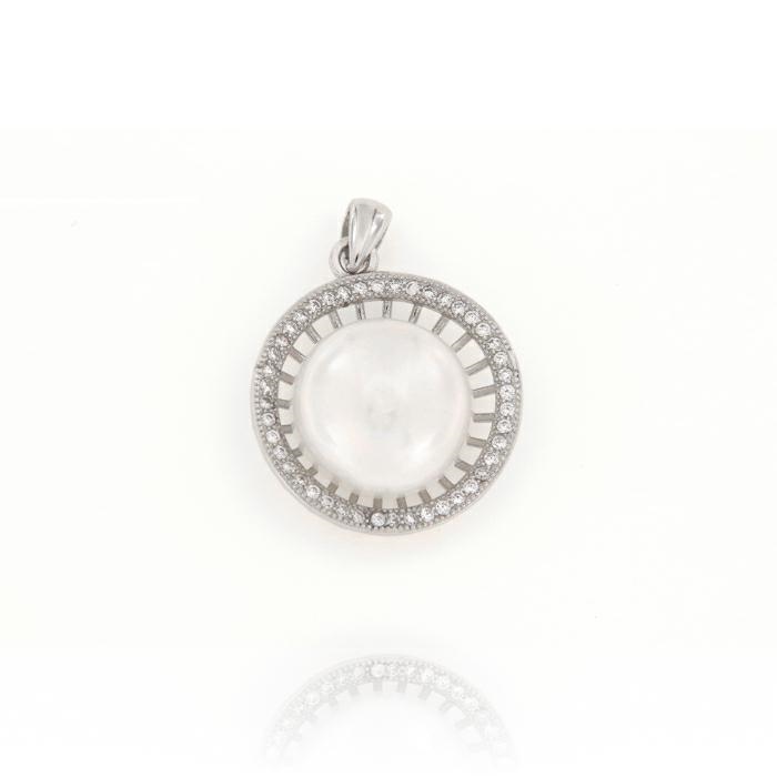 CIONDOLO ARGENTO ZIRCONE