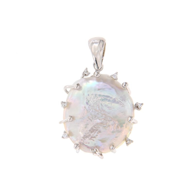 CIONDOLO ARGENTO ZIRCONE