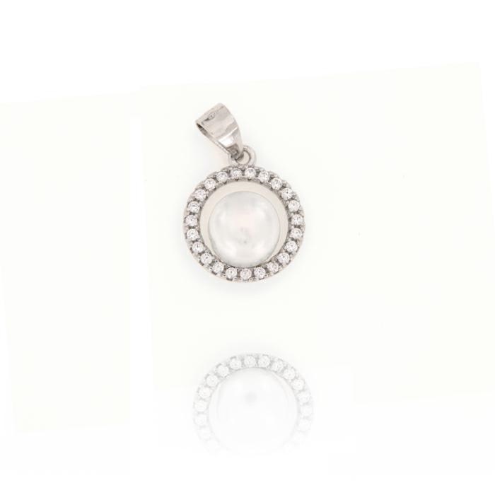 CIONDOLO ARGENTO ZIRCONE