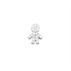CIONDOLO ARGENTO ZIRCONE