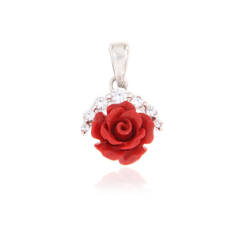 CIONDOLO ARGENTO ZIRCONE