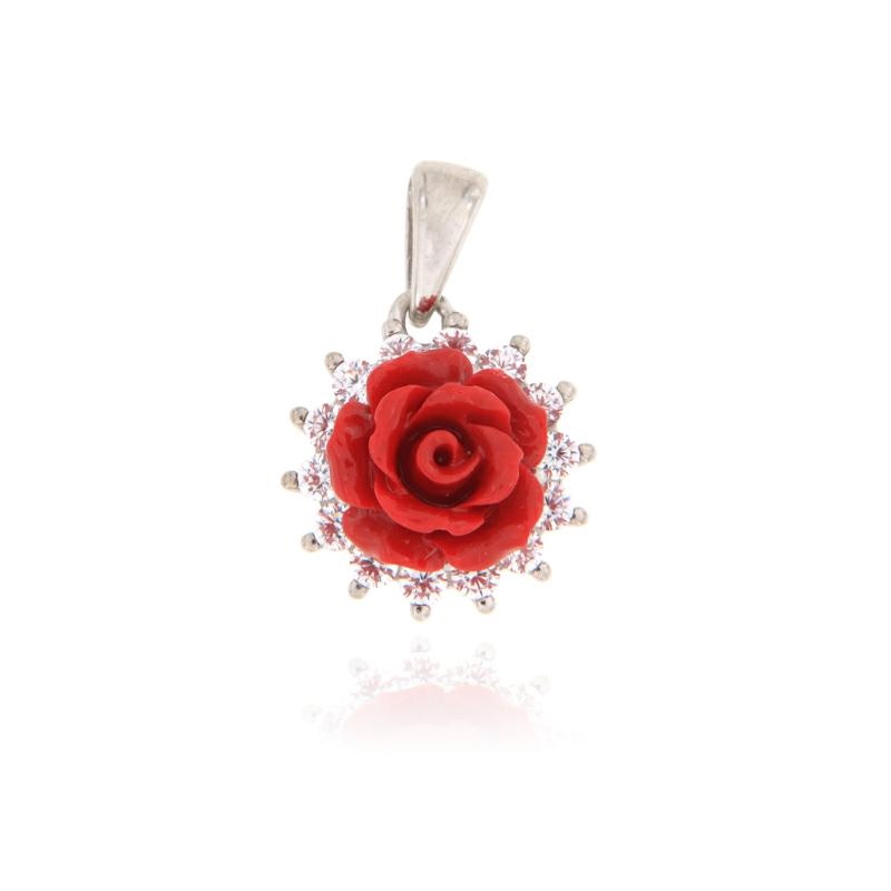 CIONDOLO ARGENTO ZIRCONE