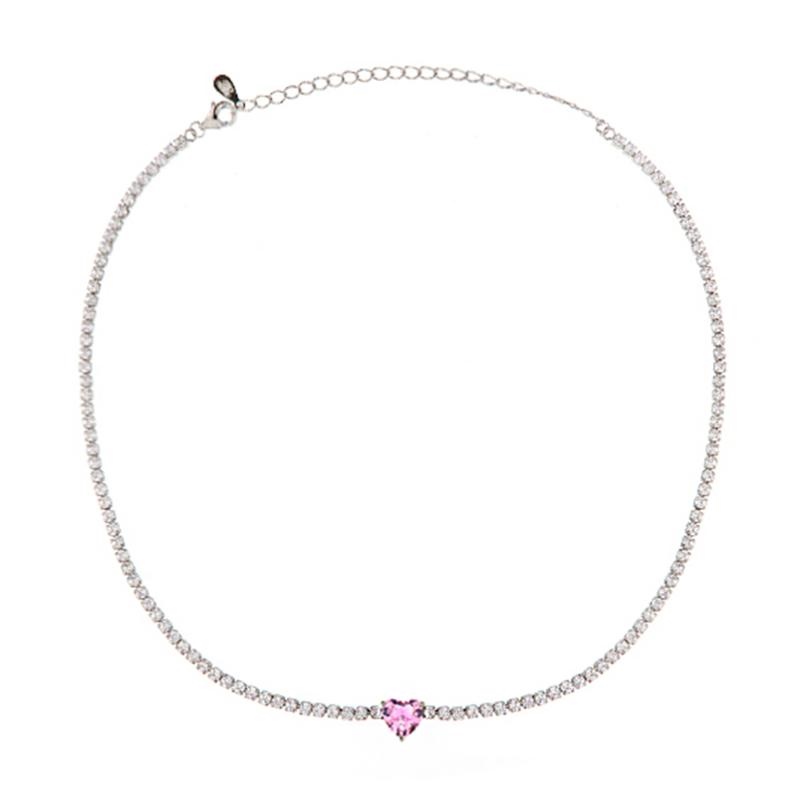 COLLIER ARGENTO ZIRCONE