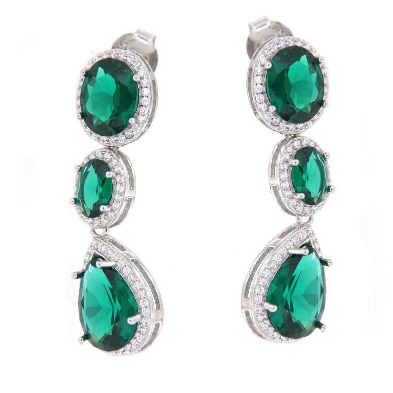 ORECCHINO ARGENTO ZIRCONE