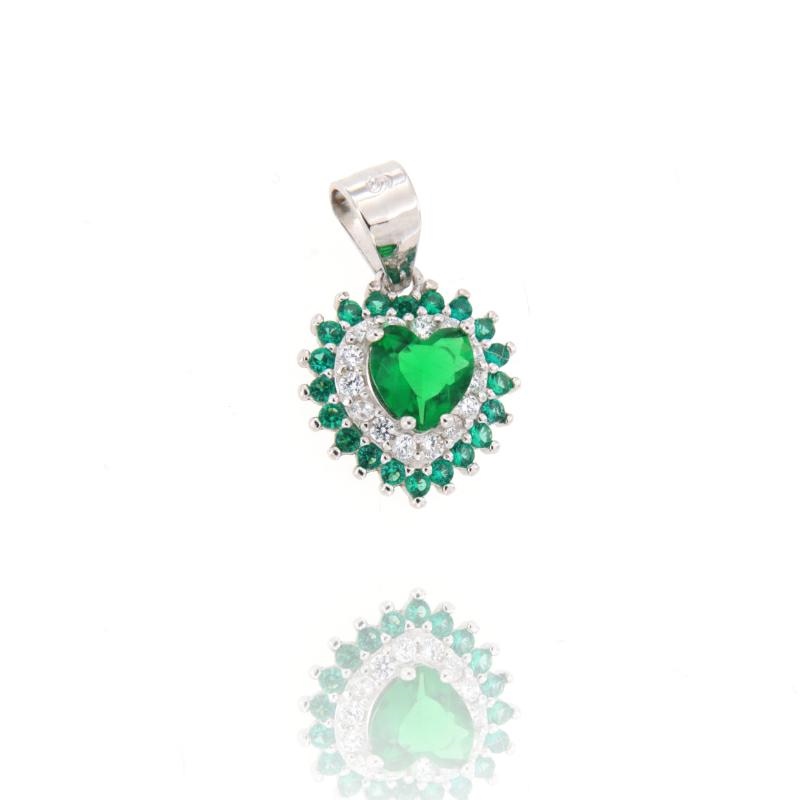 CIONDOLO ARGENTO ZIRCONE