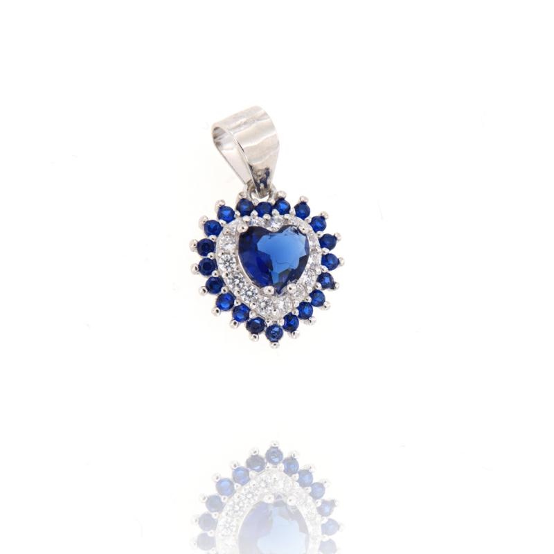 CIONDOLO ARGENTO ZIRCONE