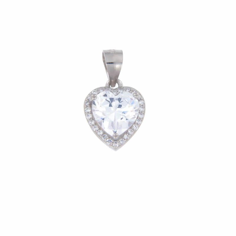 CIONDOLO ARGENTO ZIRCONE